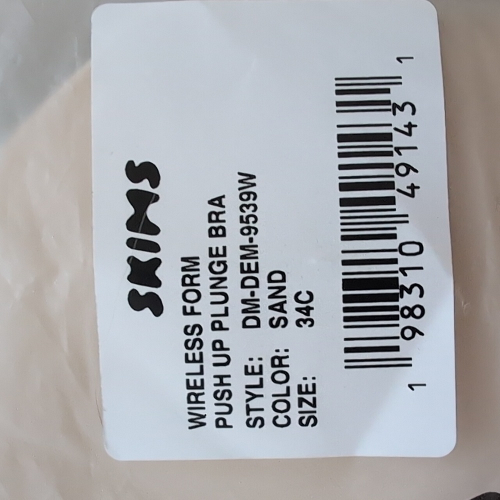 NWT Skims Women's Bra 34C - Picture 3 of 7
